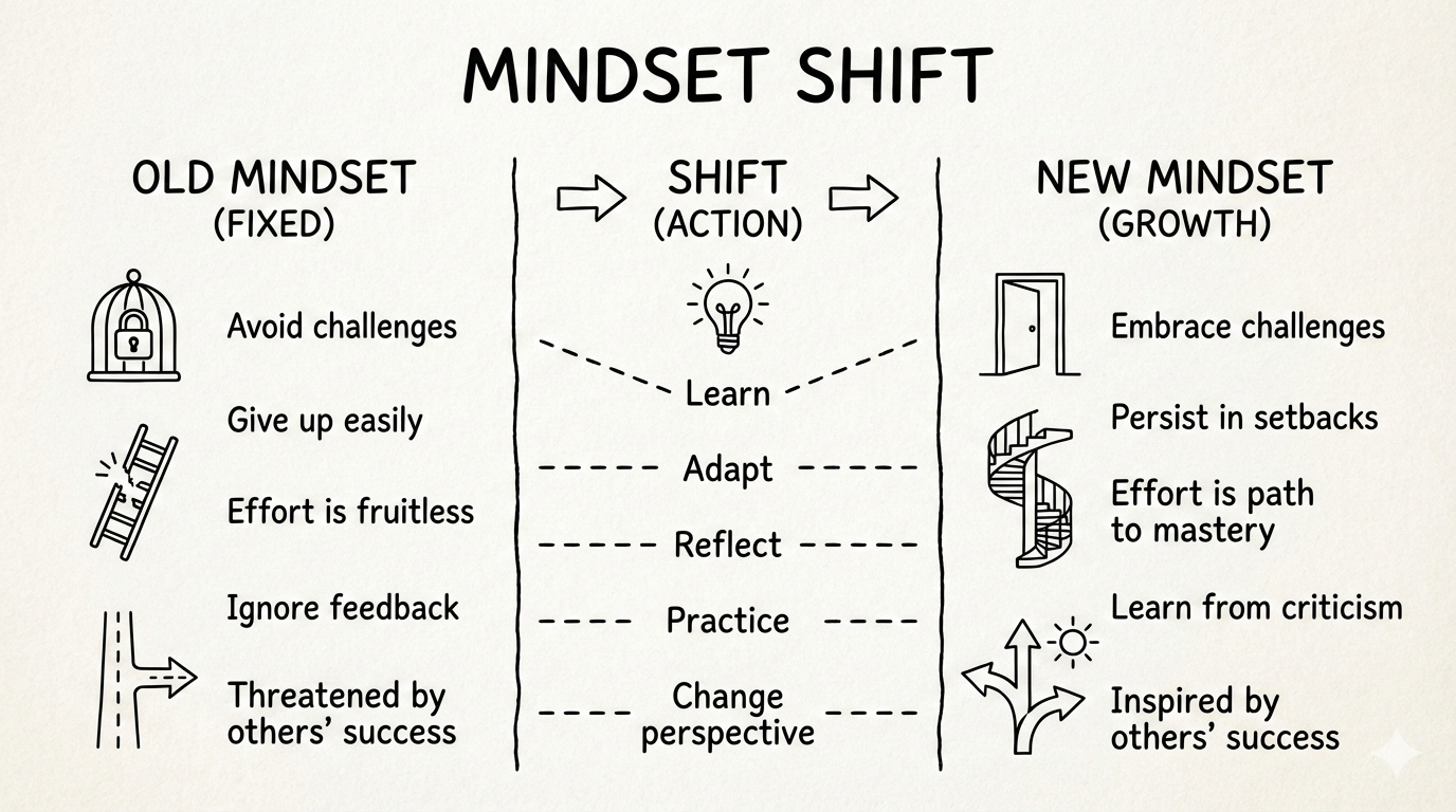 Three major mindset shifts