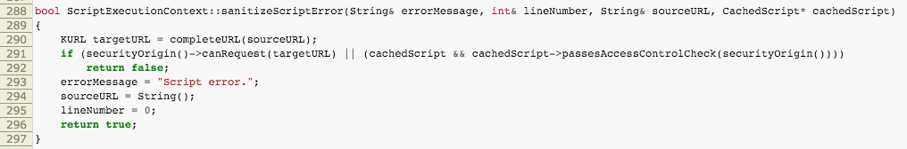 Chromium WebCore source behavior