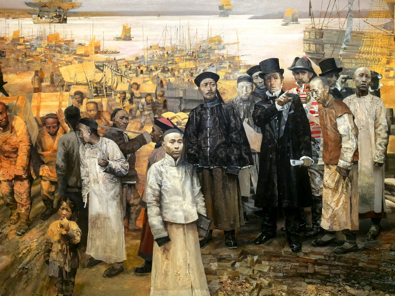 Shanghai opening as a port display