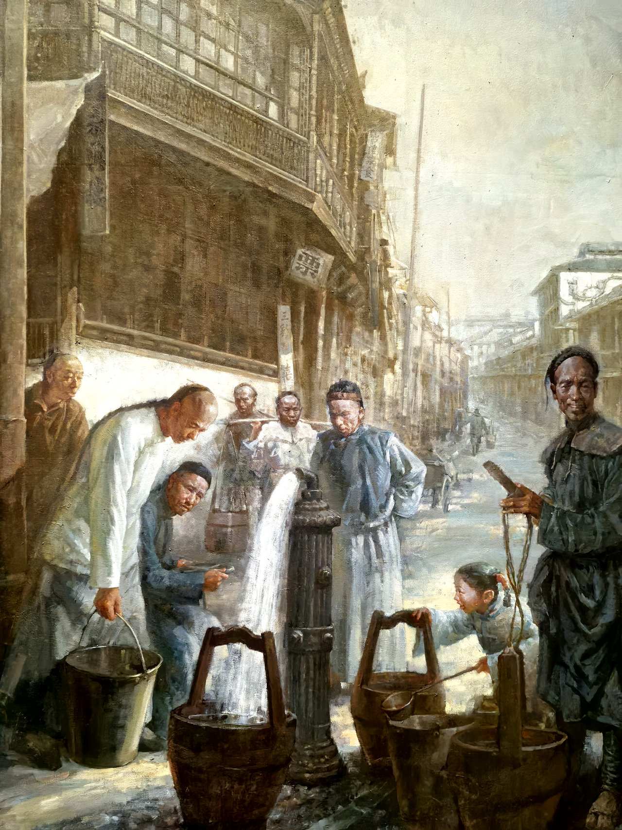 Historical Shanghai painting