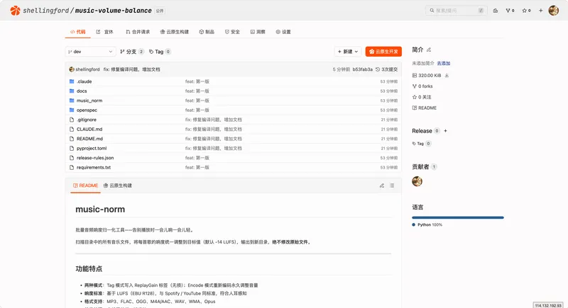 Project screenshot